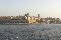 Entering Marsamxett Harbour