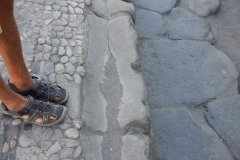 Road Footpath and guttering