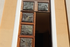 Copper Church Doors