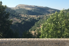 A long way from the town to the fields